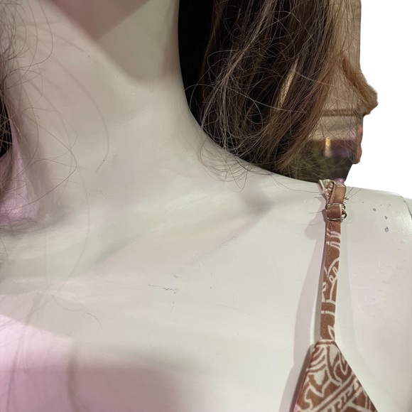 TIMING SLIP DRESS MIDI  SIZE XL COPPER/TAN - Picture 6 of 13